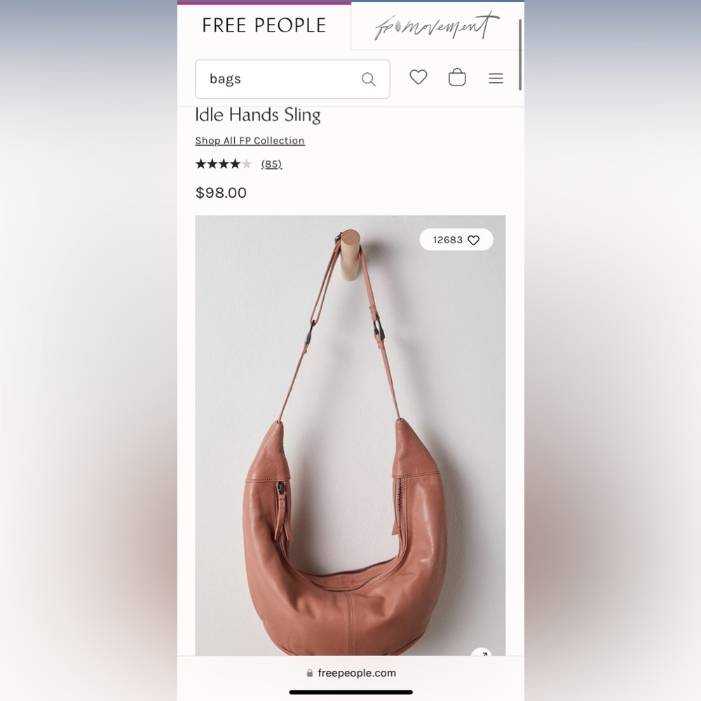 Free People Idle hands sling bag